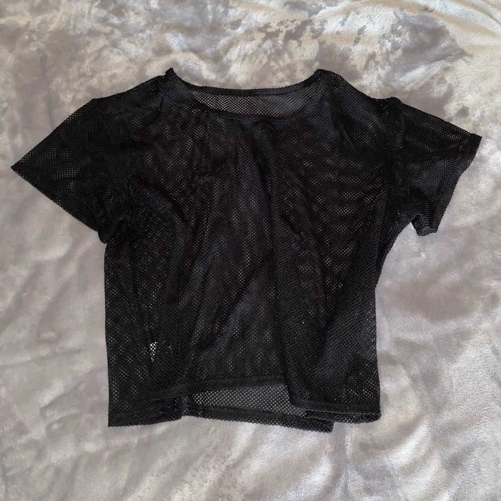 Brand New Netted Cropped Shirt